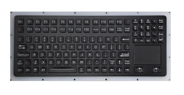 IP67 أسود ديناميكي للماء صدمات القوية لوحة المفاتيح مع لوحة اللمس للتطبيق العسكري الصناعي