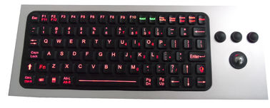 دائم لوحة المفاتيح سطح المكتب الخلفية الصناعية PC يختم الألومنيوم الإسكان للجيش