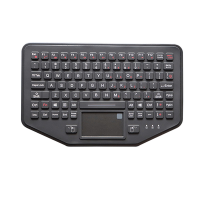 مركبة الإضاءة الخلفية IP68 Usb لوحة مفاتيح مطاطية إصدار سطح المكتب صناعي