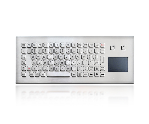 لوحة مفاتيح صناعية مدمجة فائقة النحافة مع لوحة لمس لآلة بيع التذاكر