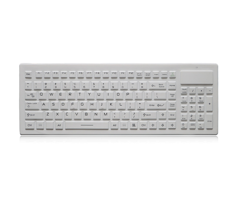 2.4 جيجا هرتز لوحة المفاتيح الطبية اللاسلكية IP68 مع لوحة مفاتيح رقمية سيليكون لوحة المفاتيح