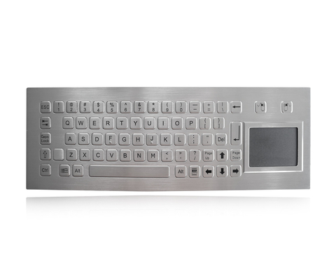 لوحة مفاتيح من الفولاذ المقاوم للصدأ مقاومة للانفجار 68 مفتاحًا مع لوحة لمس متينة