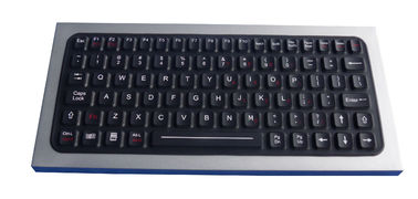تقف وحدها لوحة المفاتيح الصناعية سطح المكتب اللون الأسود مع المعادن الضميمة