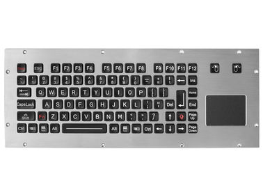 البحرية وعرة لوحة المفاتيح الصناعية المعدنية مع لوحة اللمس كشك IP67