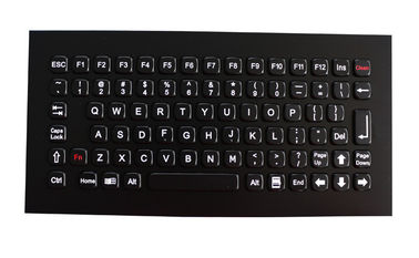 لوحة مفاتيح معدنية مثبتة على لوحة صناعية مقاومة للماء مطلية بالتيتانيوم الأسود