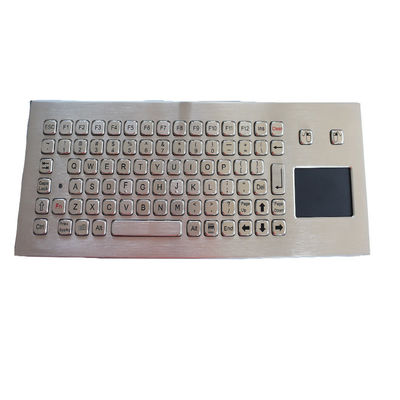 IP68 USB RS232 PS2 لوحة المفاتيح الصناعية المعدنية مع لوحة اللمس