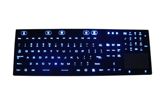 قابل للغسل سيليكون لوحة المفاتيح الصناعية مع الإضاءة الخلفية لوحة المفاتيح الرقمية
