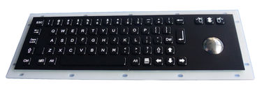 لوحة المفاتيح IP65 تصنيف مخصص الأسود المعدني مع كرة البصرية الميكانيكية المتكاملة