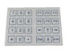 24 والدليل على مفاتيح الغبار الصناعية غشاء لوحة المفاتيح مع مصفوفة نقطة