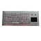 83 مفاتيح لوحة المفاتيح الفولاذ المقاوم للصدأ شكل مدمج IP68 مختومة سطح المكتب مع لوحة اللمس