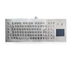 لوحة مفاتيح صناعية من الفولاذ المقاوم للصدأ مع لوحة اللمس IP68 لوحة مفاتيح معدنية مقاومة للماء لسطح المكتب