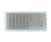 الأمن 40 مفاتيح لوحة جبل لوحة المفاتيح، لوحة المفاتيح المعدنية الصناعية مانعة لتسرب الماء
