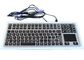 116 مفاتيح IP67 الأسود Vandproof لوحة المفاتيح الصناعية الفولاذ المقاوم للصدأ مع لوحة اللمس