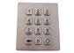 12 مفاتيح معدنية لوحة المفاتيح الرقمية 4X3 باب الدخول للبرمجة نقطة مصفوفة واجهة