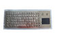 IP67 ديناميكي مقاوم للماء لوحة مفاتيح معدنية قابلة للغسل مع لوحة اللمس