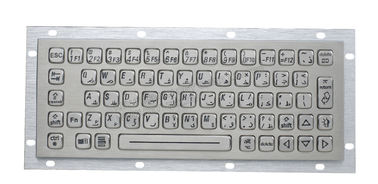 64 مفاتيح الفولاذ المقاوم للصدأ الخلفية لوحة مفاتيح USB، لوحة معدنية صناعية مع كرة التتبع