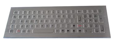 IP66 81 مفاتيح الديناميكي USB ميناء الفولاذ المقاوم للصدأ لوحة المفاتيح للتطبيقات في الهواء الطلق