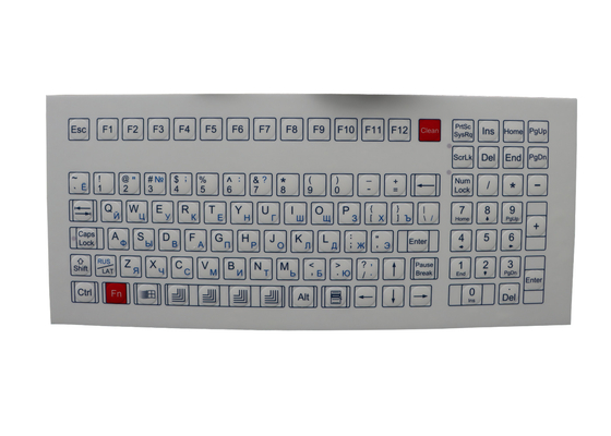 106 مفاتيح لوحة المفاتيح الصحية الطبية الصناعية غشاء مخصص لوحة المفاتيح IP67 الديناميكي المصنف