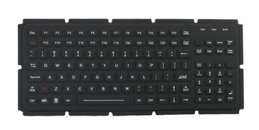 لوحة المفاتيح 119 مفاتيح مطاط السيليكون OEM الصناعي مع الكمبيوتر العسكري رقمية