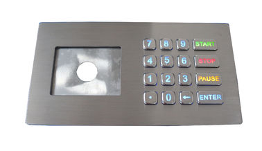 IP67 الخلفية الملونة الفولاذ المقاوم للصدأ لوحة المفاتيح USB لوحات المفاتيح الرقمية مع شاشات الكريستال السائل