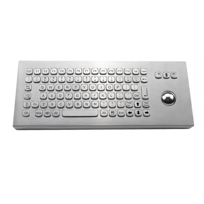 لوحة مفاتيح صناعية مدمجة لسطح المكتب مع دليل على التخريب من كرة التتبع المعدنية