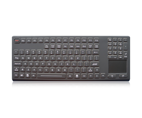 108 مفاتيح مضادة للماء سيليكون لوحة المفاتيح الصناعية لوحة مفاتيح سطح المكتب الطبية مع لوحة اللمس