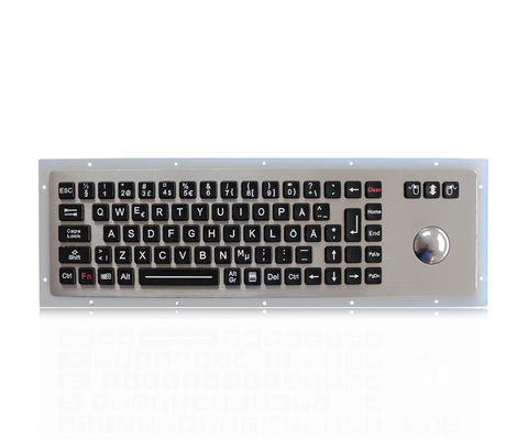 لوحة مفاتيح صناعية مقاومة للتخريب مع لوحة مفاتيح بحرية مدمجة 76 مفتاح تراكبال
