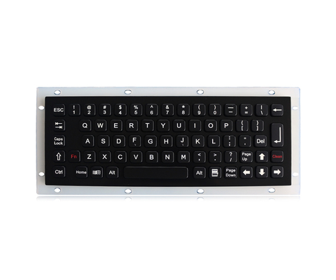 نحى لوحة المفاتيح الصناعية التيتانيوم الأسود المصقول لوحة المفاتيح المعدنية Koisk