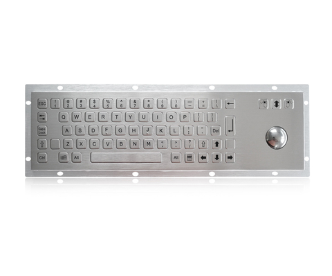 IP65 ثابت تصنيف لوحة المفاتيح الصناعية الفولاذ المقاوم للصدأ مع كرة التتبع الميكانيكية للخارجية