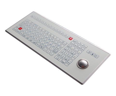 106 مفاتيح لوحة مفاتيح غشاء طبي لوحة مفاتيح كرة التتبع الأمامية