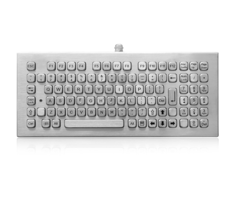 102 مفتاح لوحة مفاتيح مدمجة مقاومة للماء من الفولاذ المقاوم للصدأ للاستخدام الصناعي
