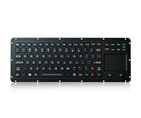 لوحة مفاتيح صلبة من الدرجة العسكرية IP65 مع لوحة لمسة صلبة مدمجة للمؤشر السريع