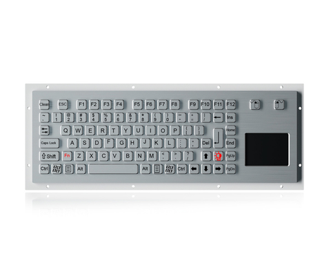 89 مفاتيح مضاءة خلفياً لوحة مفاتيح USB IP65 ديناميكية مقاومة للماء مع لوحة لمس قوية