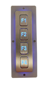 USB / PS2 واجهة لوحة المفاتيح المعدنية 14.0 مم X 14.0 مم للهواتف العمومية عبر الإنترنت