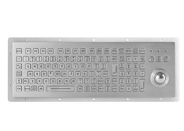 104 لوحة المفاتيح Stianless الصلب شنت لوحة المفاتيح IP67 مع تراكبال 800DPI