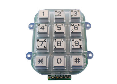 لوحة مفاتيح رقمية 4X3 نظام التحكم Acess IP65 12 مفاتيح نقطة واجهة مصفوفة