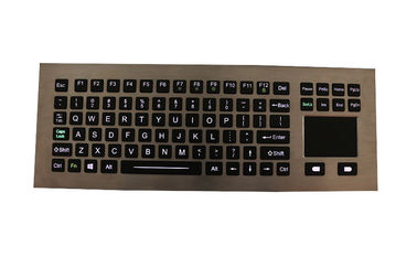 لوحة مفاتيح الكمبيوتر الصناعية البوليمر 88 مفتاحًا IP67 بإضاءة خلفية ديناميكية مقاومة للماء
