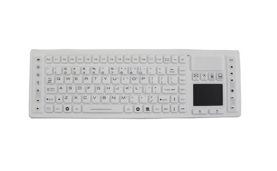 لوحة مفاتيح سطح المكتب الصناعية المصنوعة من السيليكون للوحة اللمس الوعرة من أجل النظافة