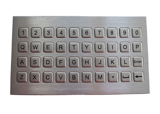 مخرب ديناميكي مقاوم للتخريب 40 مفتاح لوحة مفاتيح معدنية IP67 من الفولاذ المقاوم للصدأ