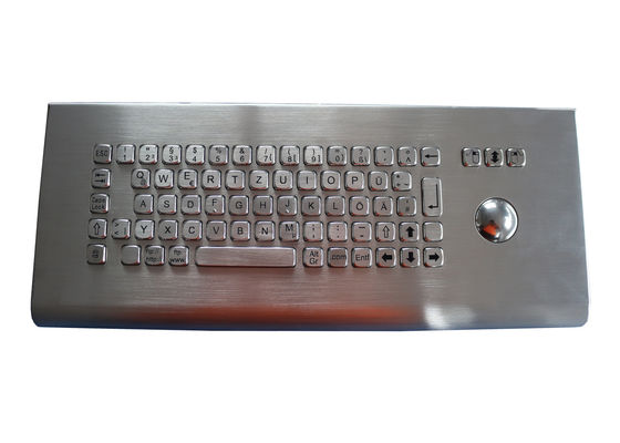 SUS304 IP68 لوحة مفاتيح معدنية مثبتة على الحائط مع كرة تراك ميكانيكي