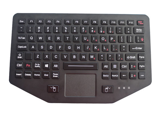 لوحة مفاتيح بحرية ذات درجة حرارة واسعة ومعيار عسكري مع لوحة لمس مدمجة