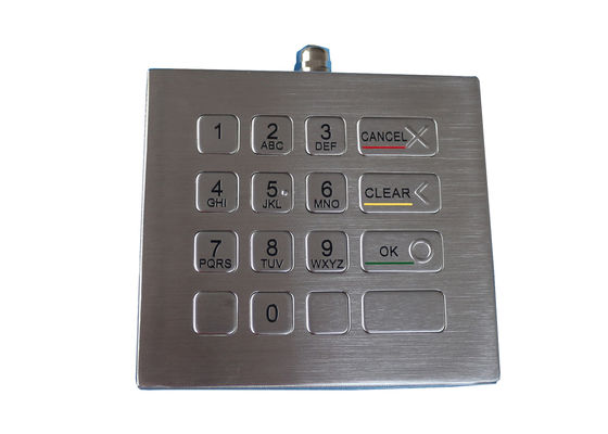 سطح المكتب IK09 التخريب لوحة المفاتيح برهان معدن RS232 نحى مع 16 مفتاح
