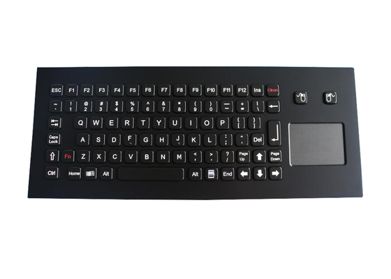 لوحة المفاتيح المعدنية السوداء الصناعية الديناميكية ESD IK08 مع لوحة اللمس