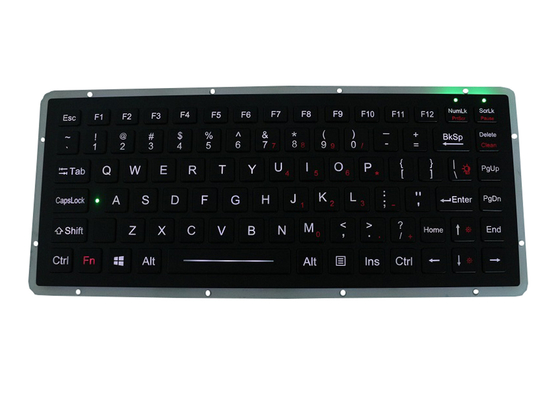 86 مفتاح لوحة مفاتيح EMC سبائك الألومنيوم IP67 ديناميكي مقاوم للماء