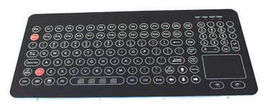 لوحة المفاتيح 120 مفاتيح الغشاء مع لوحة اللمس وظائف ومفاتيح FN