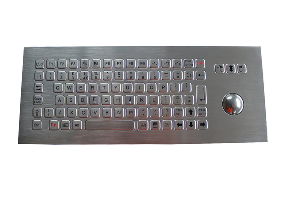 لوحة مفاتيح كرة التتبع الصناعية IP67 كشك قابل للغسل 100 مللي أمبير مع مفاتيح FN منفصلة