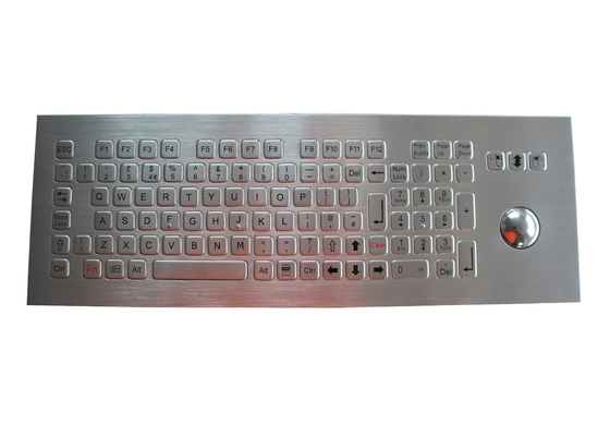لوحة مفاتيح صناعية قابلة للغسل من الفولاذ المقاوم للصدأ 800 نقطة في البوصة مع كرة تراك 38.0 مم