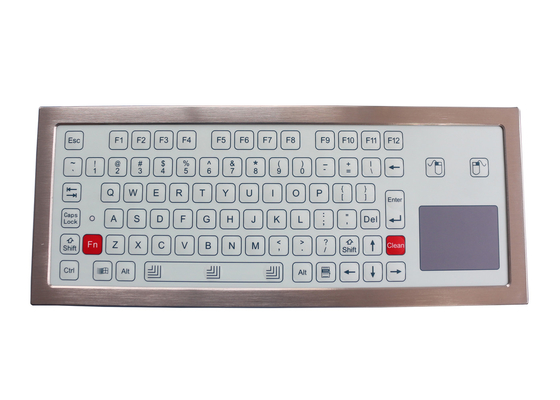 لوحة مفاتيح ذات لوحة فولاذية صلبة ذات 81 مفتاحًا IP68 مع لوحة اللمس