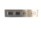 IP65 4 مفاتيح لوحة مفاتيح معدنية صناعية من الفولاذ المقاوم للصدأ بدون وحدة تحكم إلكترونية