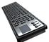 IP65 المصقول الصلب السائل دليل على لوحة المفاتيح القوية 106 مفاتيح مع لوحة اللمس